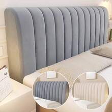 Luxury Thicken Headboard Cover Bed Head Back Decor Protector Slipcover 150CM - Grey - View 3
