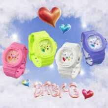 Đồng hồ Casio Baby-G Barbie màu hồng, chống sốc, chống nước 100M, kiểu dáng dễ thương dành cho nữ GZBGA-10-4APR - Một cỡ - Xem 6