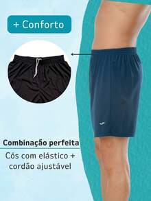 Kit Of 3 Men's Fitness Shorts For Gym, Sports, Soccer, Elite, Christmas, And Gift - Black, Gray, and Petrol - View 2