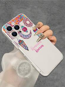 1 carcasă de protecție pentru telefon, nouă și la modă, cu model retro 2D tradițional de festival, cu margini ridicate ale camerei și protecție a marginilor, compatibilă cu seria Apple 17/16/15/14/13/12/11 Pro Max și Galaxy S24/S23/S22/S21/A54/A53/A52/A34/A15, cadoul perfect pentru prieteni, familie, cupluri, zile de naștere, Anul Nou, Ziua Îndrăgostiților, festivaluri, Paște, Ziua Păcălelilor - clar - Vizualizare 3