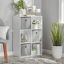 6 Cube Storage Organizer – White Modular Shelving Unit For Bedroom & Living Room | Home Organization Essential - 白色 - 查看 2