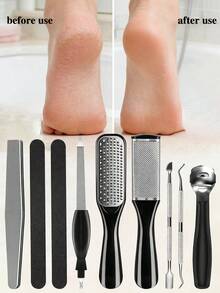 23pcs Manicure & Pedicure Tools Set, Includes Foot File, Callus Remover, Nail Care Accessories - Multicolor - View 4