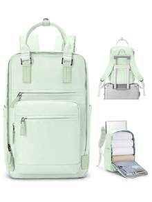 Floless 男女通用40升旅行露营背包，防水可折叠，带可拆卸收纳袋，适合休闲徒步登山，黑色，情人节礼物，旅行包 - 霧霾藍 - 查看 10