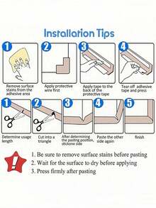 Protectores de esquina de muebles de 6.5 pies | Almohadillas de espuma protectoras | Protectores adhesivos de para niños | Juego de protección para bebés, adecuado para mesas, chimeneas, encimeras - Multicolor - Ver 7