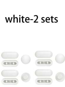 Modern Plastic Toilet Seat Cushion Set, Toilet Seat Cushion Pads, Toilet Seat Bumper Pads, Noise Reducing Cushions, Universal Toilet Seat Cushion Replacement, Used For Noise Reduction, Furniture Protection, Pet Relocation, Housewarming Gift