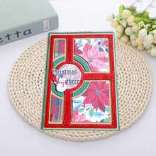 Creative Circle And Border Cutting Dies, DIY Scrapbooking Album And Embossing Stencil, Greeting Card Making Tool, Card Paper Cutting Crafts ,Gift Card Making Template Die Cuts. - Silver - View 4