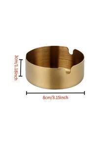 Gạt tàn thuốc bằng kim loại ngoài trời có nắp đậy - Không khói, chống gió, chống mưa - Gạt tàn thuốc tròn bằng sắt có đế chống trượt - Gạt tàn xì gà dùng trang trí nhà cửa, văn phòng, ban công - Không cần điện - Nhiều màu - Xem 7