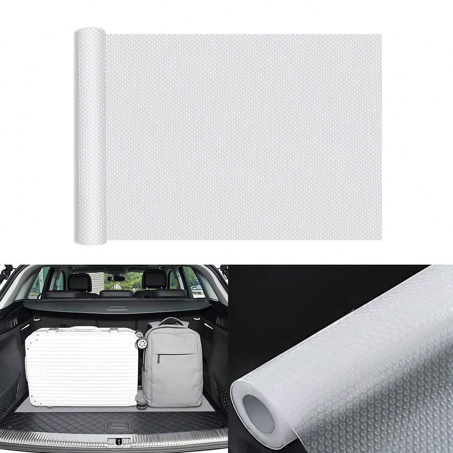 Transparent Anti-Slip Mat, Freely Trimmed To Fit Various Needs. Suitable For Lining Car Trunks To Protect Luggage, Placing On Seats To Prevent Stains, Or Using In Kitchen & Home For Moisture-Proof Protection. Durable Material, Easy To Clean, One Mat Handles Multiple Protection Scenarios. - - - View 1