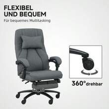 Home Office Chairs - Dark Grey - View 4