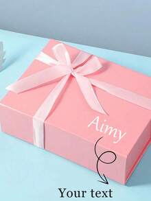 Hộp quà từ tính cá nhân hóa 1 chiếc, có 3 màu để lựa chọn, có thể tùy chỉnh tên và chữ, hoàn hảo cho Giáng sinh, tiệc tùng, lễ kỷ niệm và là món quà độc đáo dành cho người yêu, bạn trai, bạn gái, bạn thân, thích hợp cho Giáng sinh, Ngày Valentine, sinh nhật, kỷ niệm, với họa tiết in, hộp đựng đồ du lịch. - Nhiều màu - Xem 4