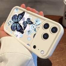 Basic Phone Cases - Stepped Shell - Burgundy - ERLVCI Butterfly - View 7