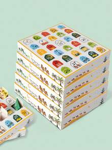 5个/1个节日倒计时30天日历礼盒，30个独立隔间，带编号设计，可装小礼物，厚实白色纸板材质，饰以新月、骆驼、椰枣树、玫瑰、油灯等传统元素，适合节日每日开启、亲子互动、营造节日氛围装饰。 - 星月洞同樂盲盒 - 查看 7