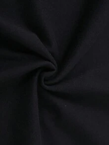 180GSM Pure Cotton Printed T Shirt Cool Drums For Drummer And Rock Band Lovers Design Breathable Cotton Fabric Comfortable And Soft Knit Texture Durable And Easy To Clean Machine Washable Perfect For Musicians Stylish - 黑色 - 查看 9