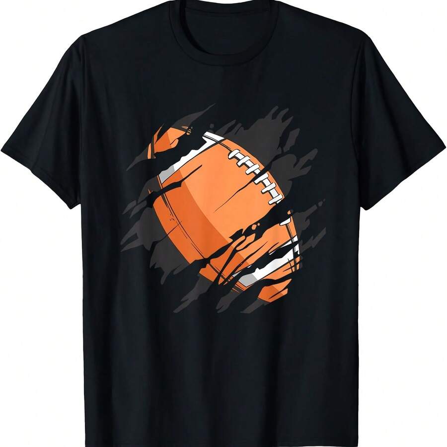 Football Rel - Football T-Shirt - Style 4 - View 1