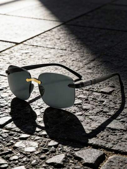 1 st/2 st retro ramlösa kanter mode, lämpliga för bilkörning, fiske, resor, cykling, snygga kläder och bilkörning