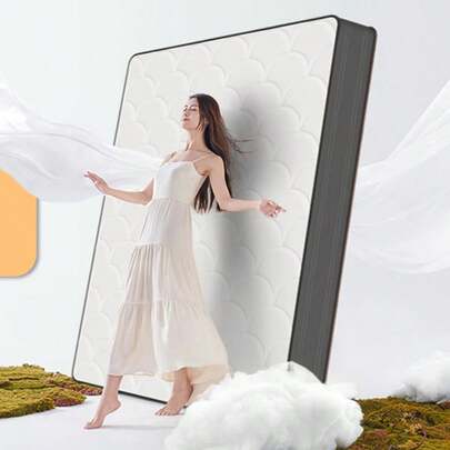 ROYGBIV Matelas à ressorts ensachés 22 cm H4 avec surmatelas Euro Top – Soutien stable et confort optimal