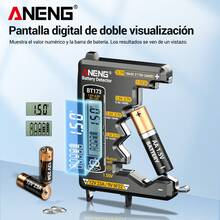 Comprobadores De Battery Testers Digital Household Aneng BT173 - Negro - Ver 3