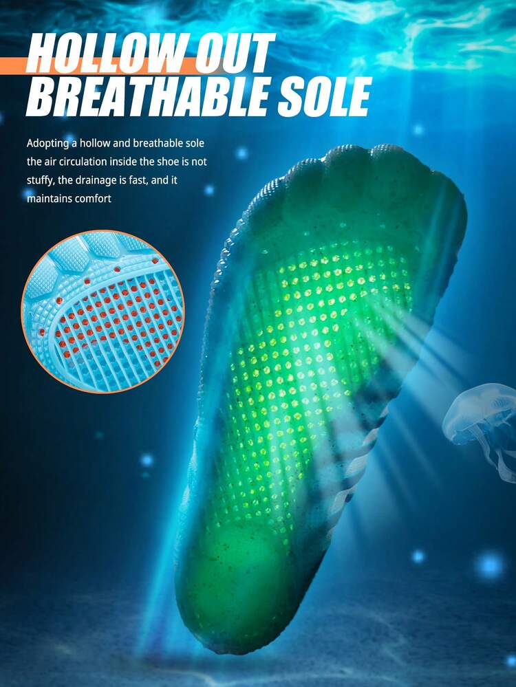 TOLLN 1双男士软底透气健身房跑步机鞋 - 藍色 - 查看 8