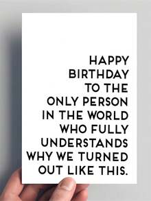 送给姐姐或闺蜜的搞笑又温馨的生日贺卡 - 完美的异地礼物，附赠信封，可定制专属祝福语 - 均碼 - 查看 8