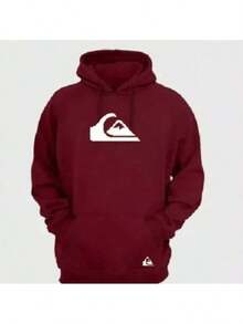 Quiksilver Fleece Sweatshirt - New Arrival - 紫紅色 - 查看 3