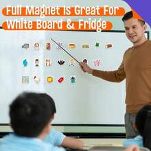 50-Piece Thickened Fridge Magnets For Early Word Learning - 彩色 - 查看 3