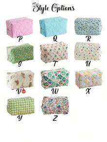 1 Pc Personalized Custom Embroidery Floral Bag Cosmetic/Storage/Toiletry Bag Light Convenient Large Capacity Versatile Embroidery Customization Ideal Gift For Girlfriend Family Classmates Sisters Suitable For Business Trips Vacations Bridesmaid Gifts Makeup Bag Personalized Gift For Her Bridesmaid Proposal Gift Cosmetic Bag Bachelorette Gift Bride Squad Party Favours,Office Decor,Elegant Living