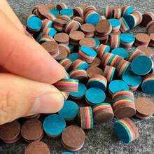 Punte per stecca da biliardo multistrato da 14 mm, punte per stecca da biliardo da 14 mm, punte per stecca da snooker e biliardo americano professionali, durevoli e con vestibilità perfetta. - 2 pezzi - Visualizzare 4