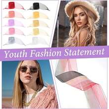 1 Pair 4cm/1.57in Wide Transparent Chiffon Shoelaces With Big Bow, Casual Shoes Laces, Fashion Bowknot Shoelaces For Women, 120cm Length - Multicolor - View 4