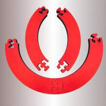 18-Inch Dart Sisal Dartboard Cover, Protects Walls, Expands Flight Target, Essential For Dart Enthusiasts - Red - View 7