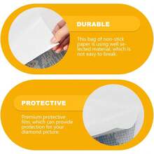 离型纸 10/30/50/100/200 片装 钻石画配件 离型纸 A6尺寸 不粘纸 钻石画 钻石艺术配件和工具 贴纸离型纸 - 彩色 - 查看 5