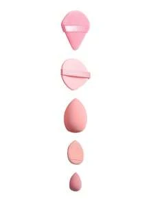Bộ 50-10 miếng mút trang điểm, mút tán kem nền, mút tán kem nền chuyên nghiệp bán sỉ, mút che khuyết điểm siêu mềm, dụng cụ trang điểm mặt, thích hợp dùng cho kem nền, phấn phủ, nước hoa hồng, quà tặng, đồ dùng du lịch, đồ giá rẻ, vật dụng cần thiết khi đi du lịch. - Hồng - Xem 9
