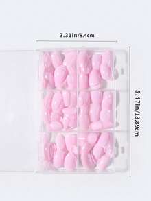 Bộ 144 miếng dán móng tay ngắn hình bầu dục bóng mượt màu nude, màu trắng kẹo Macaron, vừa vặn hoàn hảo với móng tay giả acrylic, bao gồm 1 lọ gel dẻo và 1 dũa móng, thích hợp cho phụ nữ và các bạn gái sử dụng hàng ngày khi đi làm, học tập và dự tiệc. Đồ dùng làm móng DIY - Xem 5