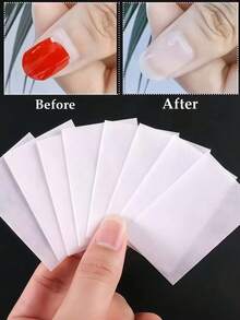 1000pcs/2000PCS/3000PCS Gel Nail Polish Remover Pads,White/Pink/Green Gel Polish Cleaner Manicure Nail Remover Pads,Lint-Free Wipes Cleaner Paper Pad Nail Glue Wipes For Women Girls Multifunctional Cleaning Pads - White - View 2