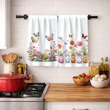 2/4 Pcs Floral Print Dish Towels, Super Absorbent Microfiber Modern Dish Cloths, Cooking And Baking Tea Towels, Cleaning Rags, Hand Towels, Highly Soft And Absorbent, Kitchen Decor, Gifts For Neighbors, Mothers, Birthdays, Housewarming For Friends, Kitchen Essentials, Daily Necessities - Multicolor - View 4