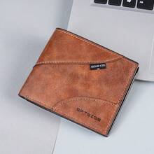 Men's Casual Business Matte Wallet, Slim Card Holder Coin Purse - Multicolor - View 14