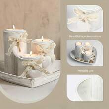 Candle Holder Set - White Candle Holder Set - View 8