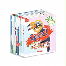Spot The Difference Puzzle Workbook – Cute Animal & Daily Scene Pages, Builds Observation, Thinking Skills And Concentration - Spot the Challenge Adventure - View 6