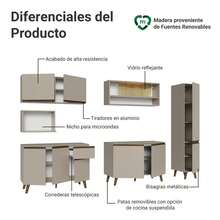 MADESA Baker's Racks - Beige - View 4