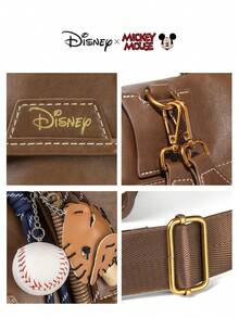 Disney Authentic Multi-Functional Backpack - Travel Bag, Laptop Bag, School Bag, Casual Retro Style, Large Capacity Messenger Bag - Multicolor - View 8