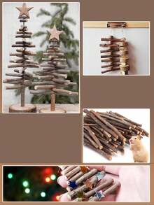 3-In-1 Automatic Water Bottle With Food Container Base, Hamster Ladder, Seesaw, Apple Branch, Climbing Toy Cage, Chew Toy, Hidden Cave, Suitable For Hamsters, Mice, Guinea Pigs, Hedgehogs - Multicolor - View 7