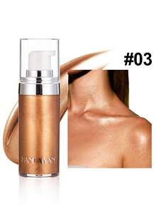 HANDAIYAN Highlighter Body Lotion: Brightening Serum For Long-Lasting, Natural-Looking Glow-Perfect For Summer Beaches, Pool Parties, Halloween, And Christmas Gifts. Ideal As A Gift For Birthdays, Valentine's Day, And Mother's Day. A Must-Have For Wild Parties - 03# - 查看 1