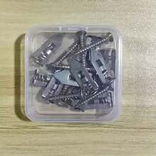 50/20/10件裝蝴蝶空心牆錨附自攻螺絲，鋅合金石膏板膨脹螺栓組，乾壁石膏板牆面固定錨定套件，可選空心隔牆安裝五金配件 - 彩色 - 查看 15