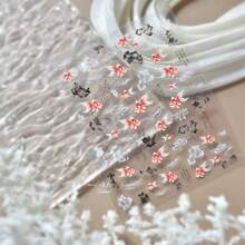 1 Sheet Goldfish Fish Nail Art Stickers Chinese Style Ink Wash Style Mountain Cloud Ripple Classical Chinese Poem Self-Adhesive Nail Art Design Decorative Manicure Decals - Multicolor - View 12