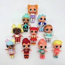 2 Pieces New Exquisite LOL SURPRISE Random Doll Series Toys - PVC Material, 8cm Height, Perfect As Birthday Gifts, Holiday Presents And Desktop Ornaments. - Multicolor - View 1