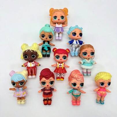  2 Pieces New Exquisite LOL SURPRISE Random Doll Series Toys - PVC Material, 8cm Height, Perfect As Birthday Gifts, Holiday Presents And Desktop Ornaments.