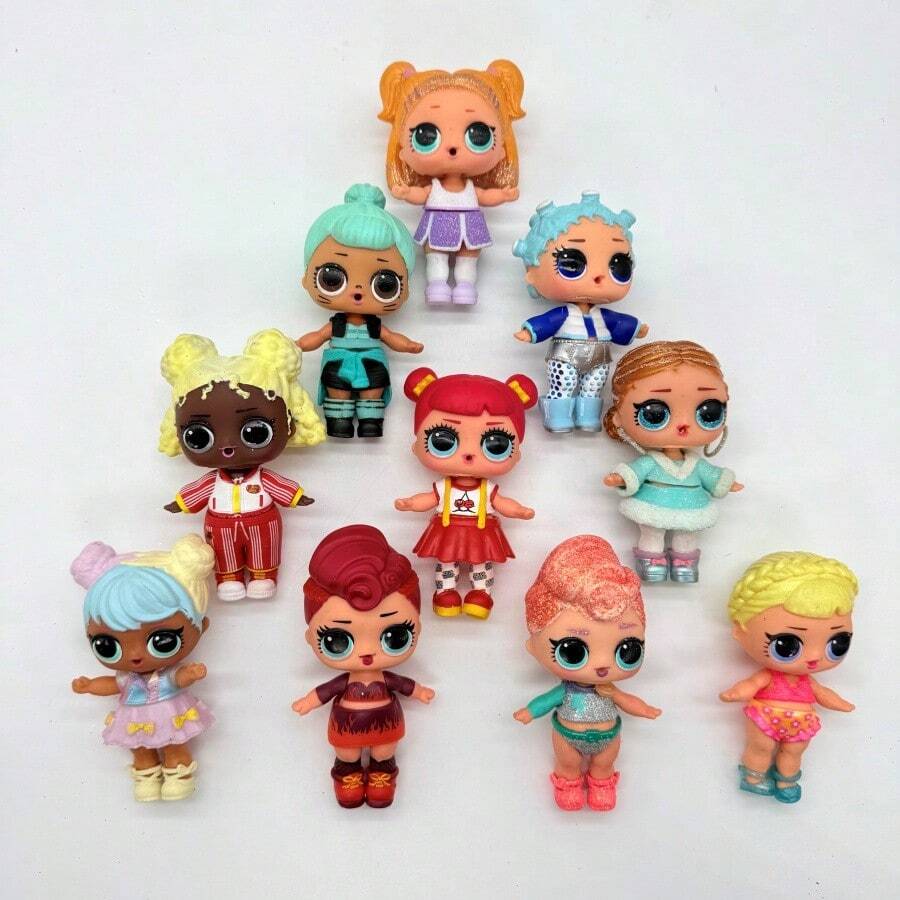 2 Pieces New Exquisite LOL SURPRISE Random Doll Series Toys - PVC Material, 8cm Height, Perfect As Birthday Gifts, Holiday Presents And Desktop Ornaments. - Multicolor - View 1