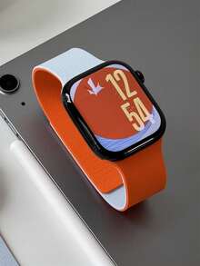 1 chiếc dây đeo đồng hồ silicon từ tính họa tiết vải thiều unisex, tương thích với Apple Watch 42mm, 38mm, 40mm, 41mm, 44mm, 45mm, 46mm, 49mm, dây đeo thay thế thời trang cho đồng hồ thông minh dòng Ultra2, Ultra SE2, SE 11, 10, 9, 8, 7, 6, 5, 4, 3, 2, 1 - Nhiều màu - Xem 3