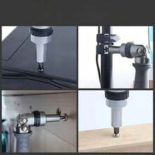 11件套手动棘轮螺丝刀套装，专业软垫手柄螺丝刀套装，带旋转头和隐藏式批头槽，无需电源或电池，适用于狭小空间，经久耐用，时尚设计，多功能一体式工具 - 多色2 - 查看 7