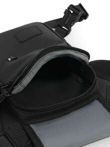 Herrmode Mångsidig Avslappnad Minimalistisk Midjeväska - Svart - Visa 4