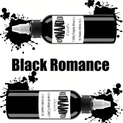 Tattoo Ink Blue Pigment Kit, 1 Oz (2 Bottles) Tattoo Kit, Tattoo Supplies